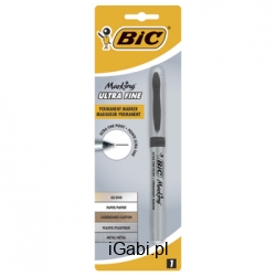 BIC MARKING ULTRA FINE MARKER PERMANENTNY CZARNY BLISTER 1 SZTUKA